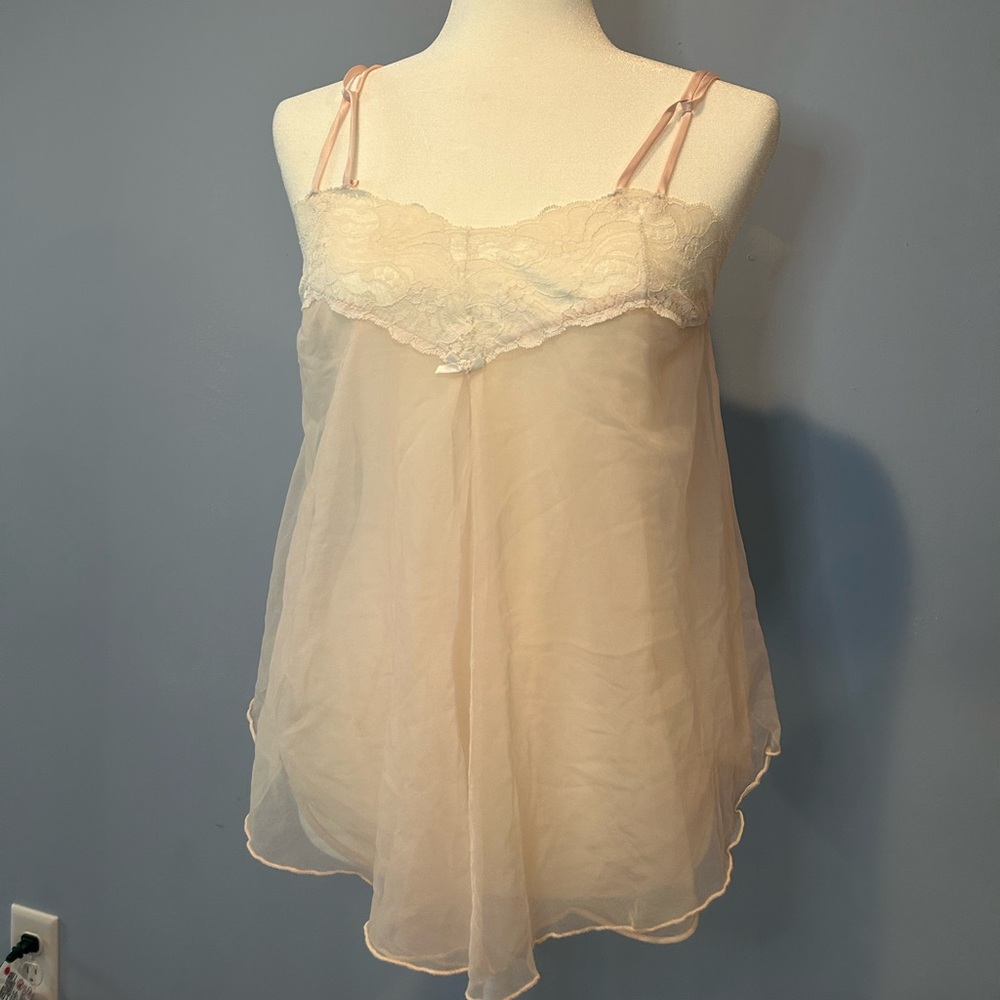 vintage light pink chemise
